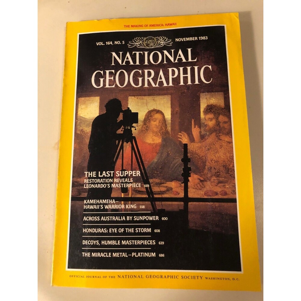National Geographic 1983 NOVEMBER Madison Mitchell Ducks DECOYS, The Last Supper